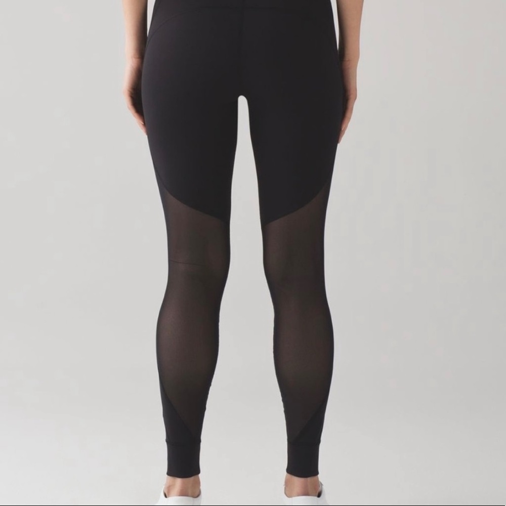 High Rise Lululemon’s—sheer back!